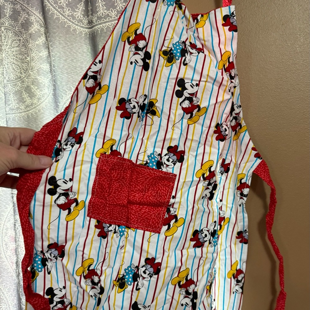 Kids homemade apron, cute for helping you cook or for playtime.